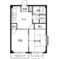 エルディム大竹IIの物件間取画像